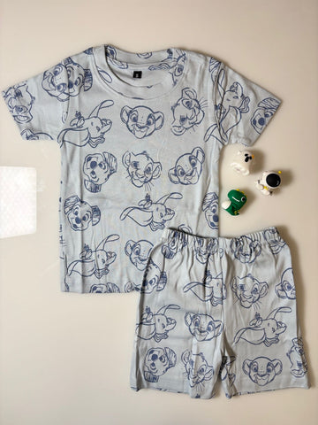 Jungle Sketch printed Co-ord set