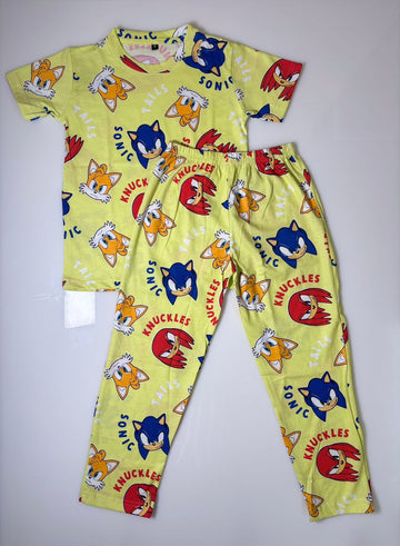 Speed Mode - Printed T-Shirt and Pant Co-ords