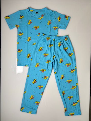 Flying Flame - Printed T-Shirt and Pant Co-ords