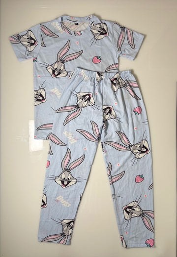 Hop & Smile - Printed T-Shirt and Pant Co-ords