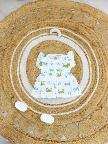 Crabby Cuddles Muslin Frill Frock