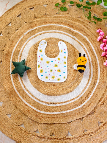 Sunny Side Premium Muslin Bib