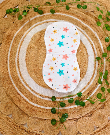 Twinkle Baby - Reversible Crinkled Muslin Burp cloth