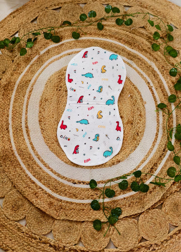 Dino Days - Reversible Crinkled Muslin Burp cloth