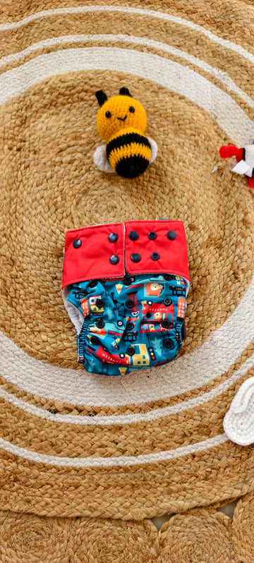 Freesize cloth diaper - Little Voyager (6kg-17kg) - Day and night usage
