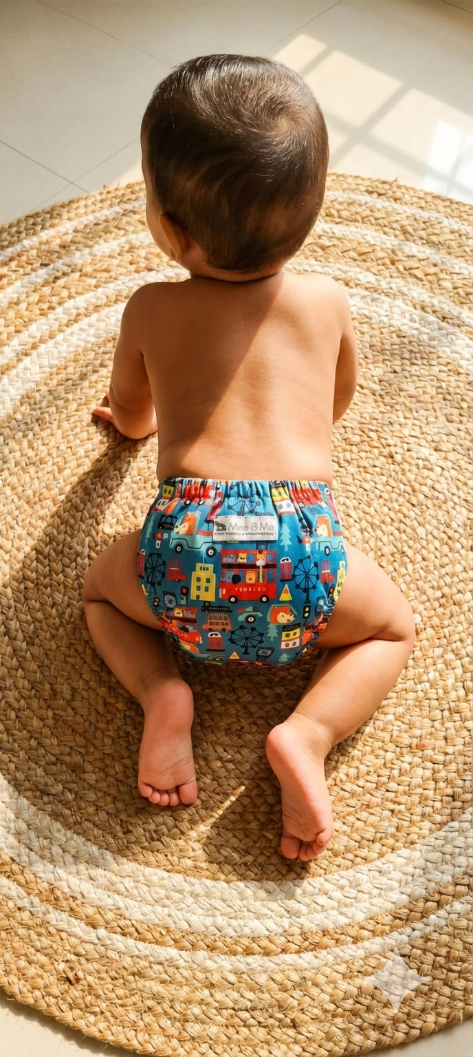 Freesize cloth diaper - Little Voyager (6kg-17kg) - Day and night usage