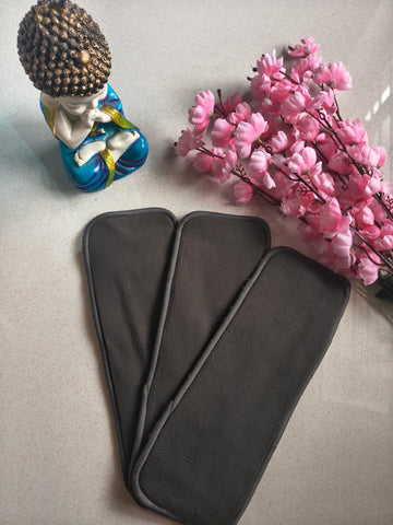 Charcoal Bamboo Insert – Set of 3