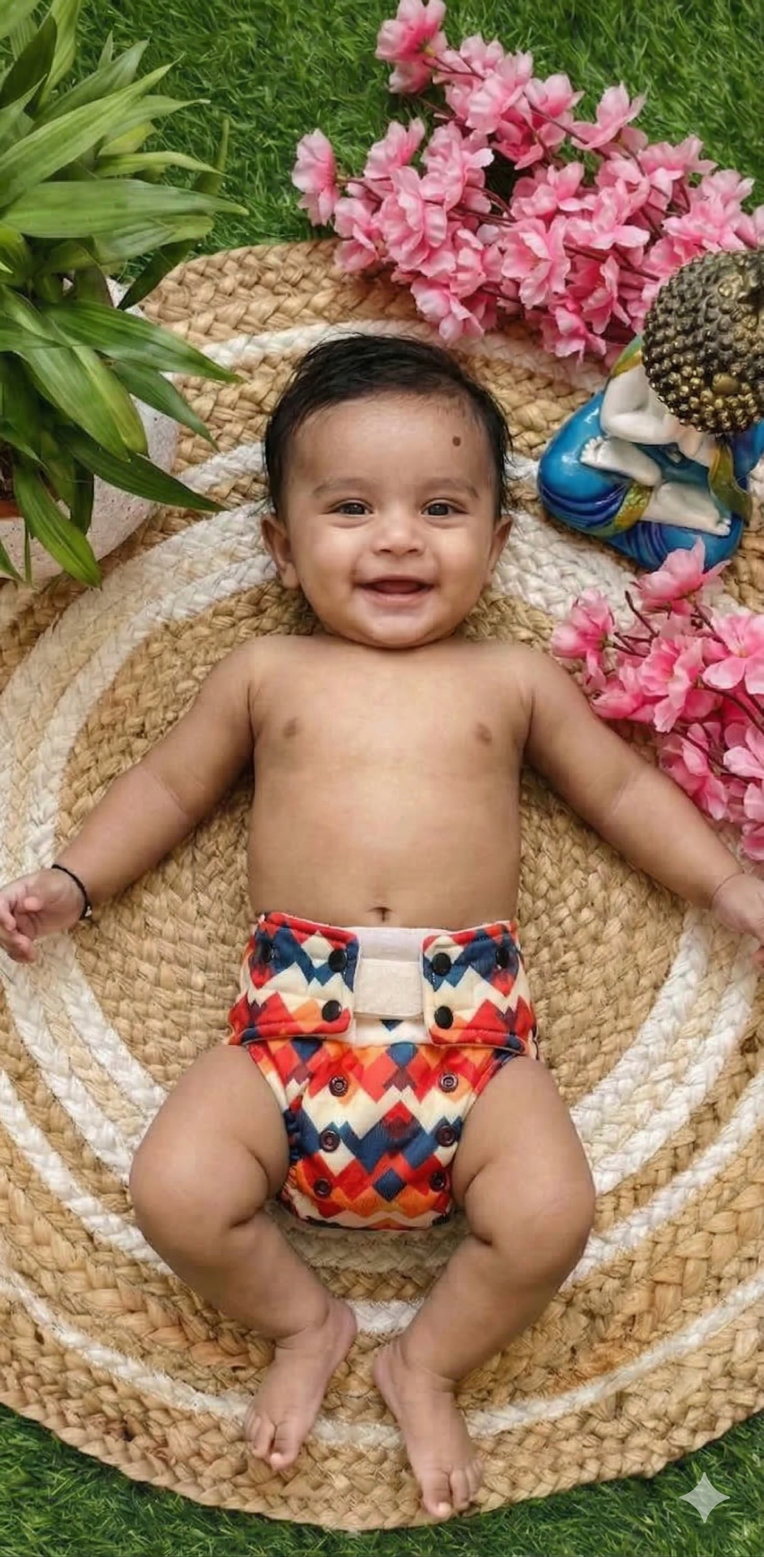 Freesize cloth diaper - 2.5 kg-8kg Day and night usage