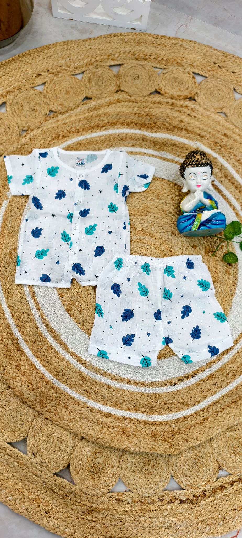 Forest Breeze- Premium Muslin Co-ord Set