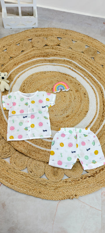 Space Explorer - Premium Muslin Co-ord Set
