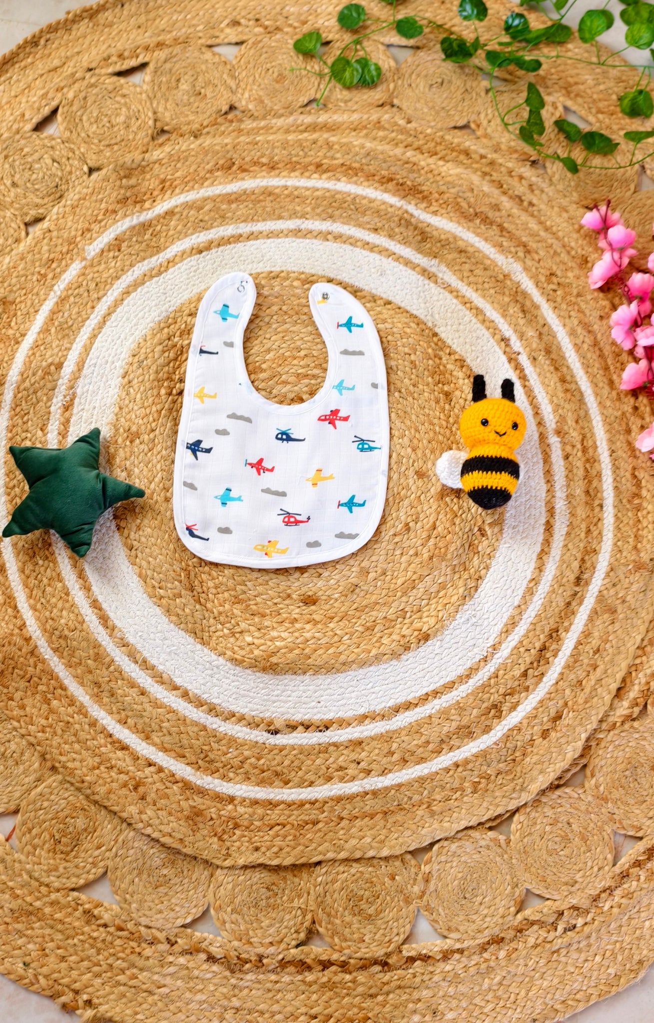 Little Aviator - Premium Muslin Bib