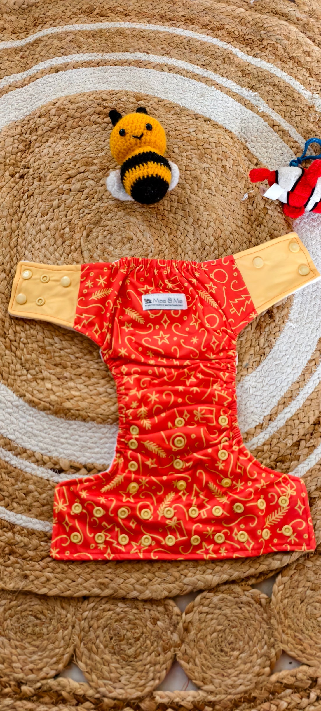Freesize cloth diaper - Festive Spark (6kg-17kg) - Day and night usage