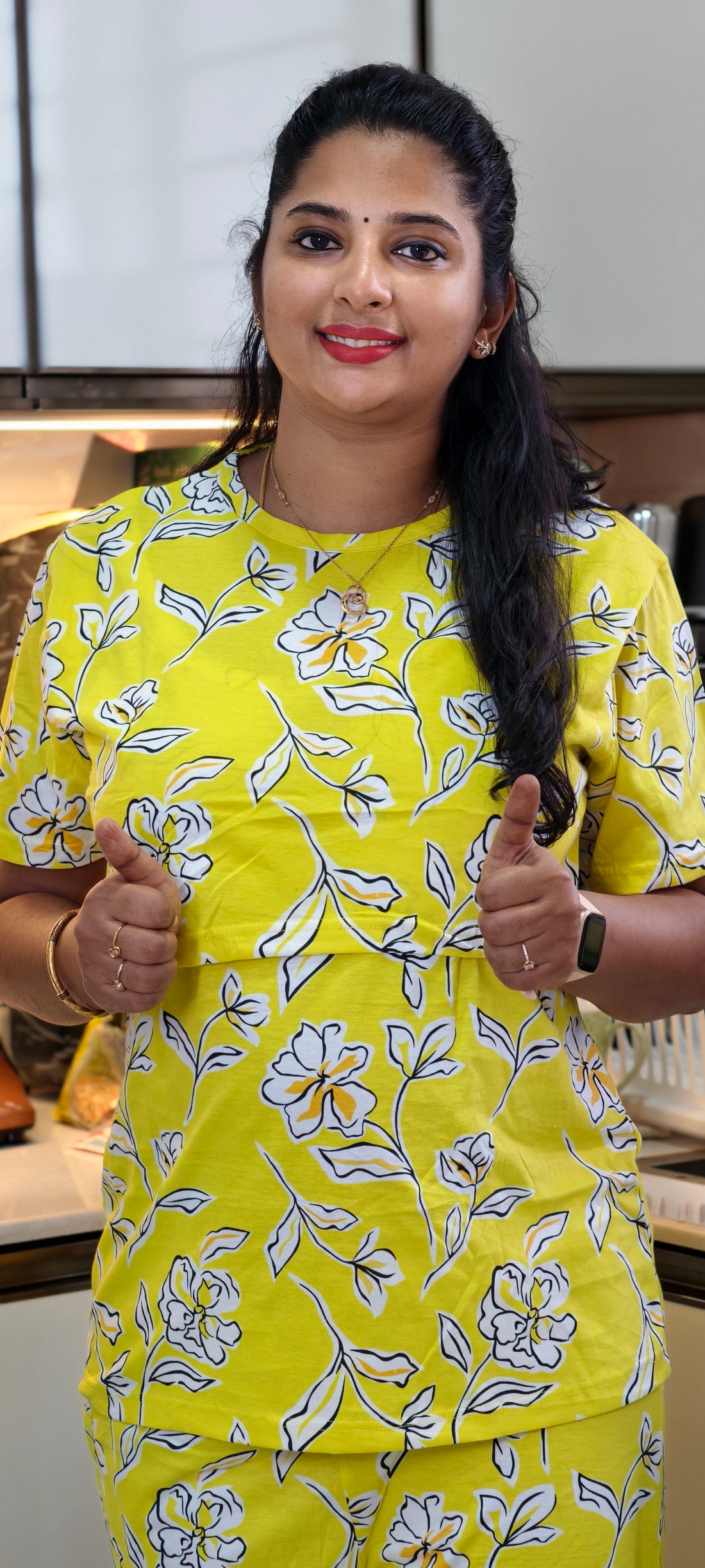 SUNBLOOM YELLOW | ZIPLESS MATERNITY TOP & PANT SET | LOUNGE & NIGHTWEAR